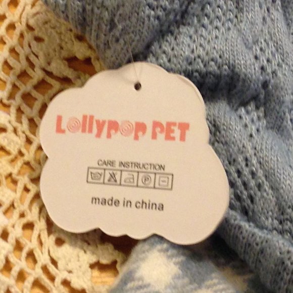 Pet Clothing - New Soft-lining sweater, size large, Lolly Pop Pet - Picture 4 of 7
